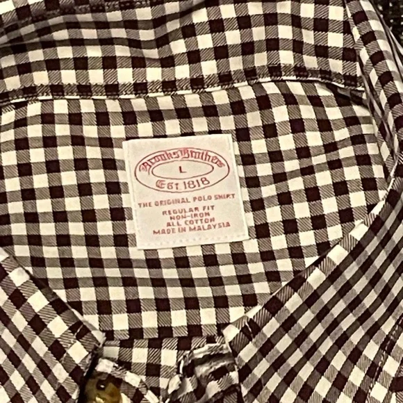 Brooks Brothers Checkered Button-Up Shirt - Picture 2 of 2